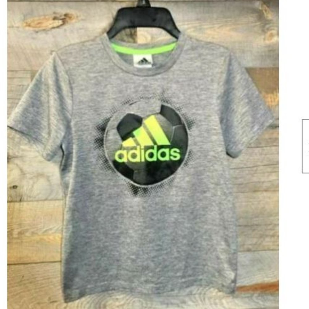 Adidas Short Sleeve Athletic Soccer T-Shirt Size 7